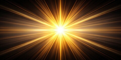 Wall Mural - Abstract beautiful rays of light shining on a black background , abstract, rays, light, black, background, ethereal, glow