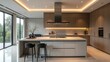 © scott - Modern Luxurious and Minimalist Kitchen Design with Expansive Views