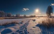 © Sergey Fedchenko - very beautiful winter landskape sunny weather wallpaper professional stock photo