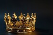 © LimeSky - Golden crown on black background low angle view