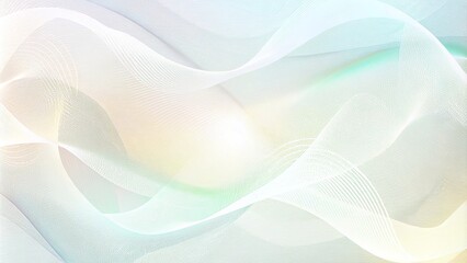 Wall Mural - Colorful wave of streaming particles on a white background. Abstract background with dynamic elements of waves.Abstract colorful wave lines flowing isolated  background for design elements 