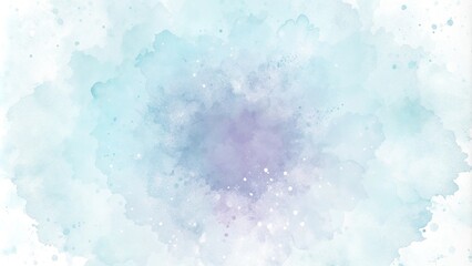 Wall Mural - Blue watercolor background. Abstract hand paint square stain backdrop. White and blue color frozen ice surface design abstract background. 
