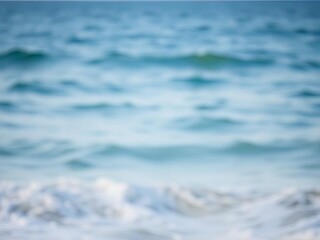 Abstract motion blur of ocean waves with soft colors

