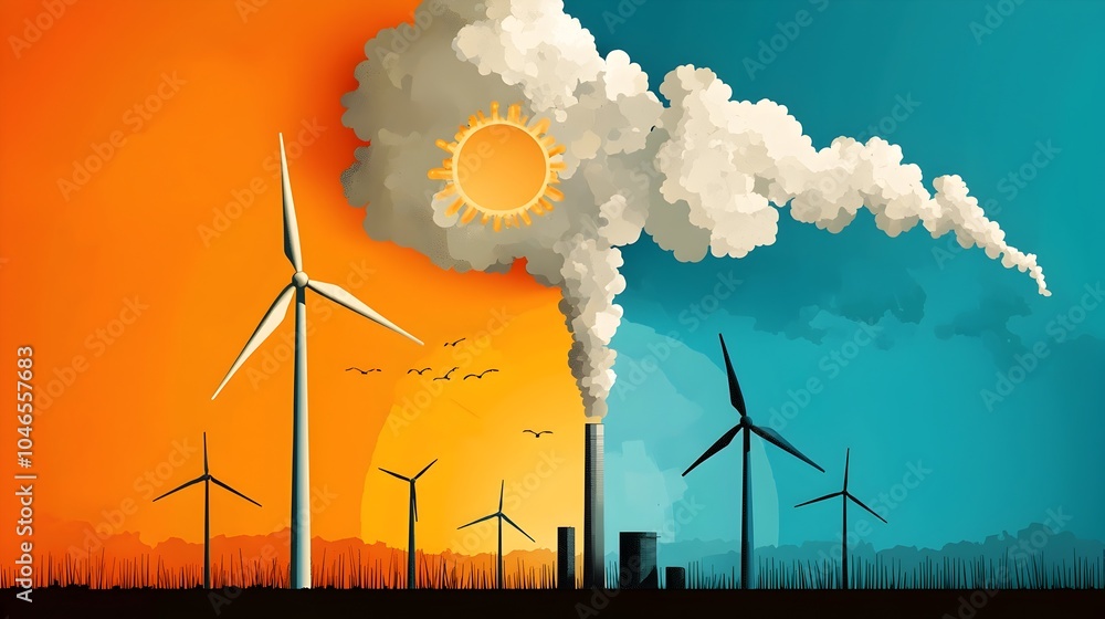 Detailed Infographic Comparing the Carbon Emissions and Environmental ...