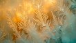 © Praewpyora - Intricate frost crystals shimmering in soft light captured in a close-up during a tranquil winter morning