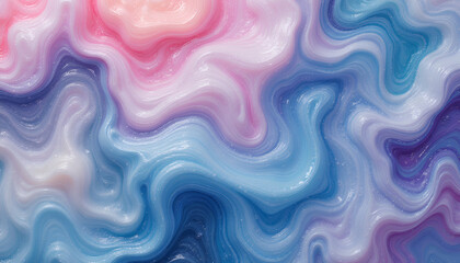 Wall Mural - seamless liquid texture with realistic patterns in natural colors and soft lighting