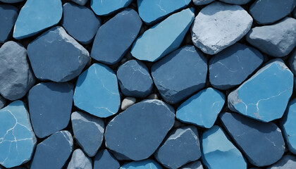 Sticker - blue and red stone masonry abstract textured background	
