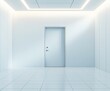 © warunthorn - White Room Door.