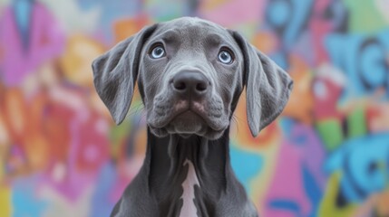 Sticker - Puppy Portrait.