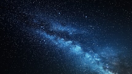 Wall Mural - bright abstract stars on a dark sky