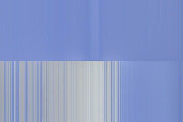 Illustration Thin Blue Line, Showing a Split Page of Vertical Stripes with a Horizontal White Dividing Strip.