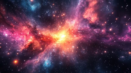 Wall Mural - cosmic light effects