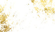 © AnaNas - Gold  Gold sparkle splatter border. luxury sparkling confetti. Gold Foil glitter. Golden stroke on transparent background. Gold sparkle splatter gold dust, potal, border. Gold Foil frame.