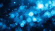 © ksu - Abstract background with glow and bokeh, blue beautiful wallpaper