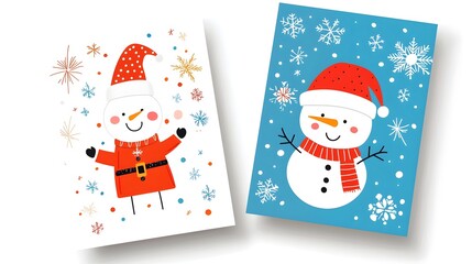 Elegant Christmas and New Year cards featuring three holiday themed designs in one versatile template perfect for web banners social media graphics and other festive design projects