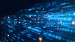 © plaksa - Abstract blue background data technology glowing lines