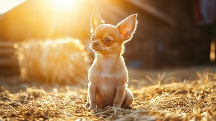 Wall Mural - Chihuahua Sunset.