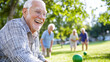 © Катерина Євтехова - Seniors Enjoying Bocce Ball in the Park