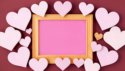 Wall Mural - Heart frame 