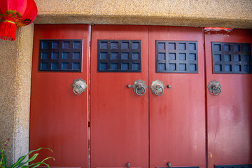 Gulangyu Island is a tiny island, facing the city of Xiamen. The door of the historical building