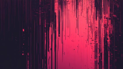 Leinwandbilder - Static television VFX with static noise. Video effects stripes background, no signal on CRT screen