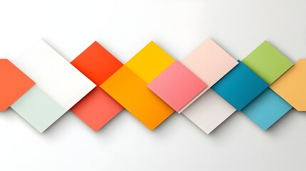 Poster - Vibrant Gradient Color Geometric Prism Shapes Minimalist Creative Design Template Perfect for Social Media Banners Posters Covers and Advertisements