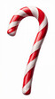 © Michael - Vibrant Striped Candy Cane: Festive Centerpiece for Holiday Marketing, Seasonal Ads, and Christmas Designs