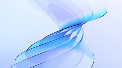 Wall Mural - abstract background design, 4k seamless looping animation, 3d render