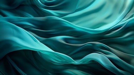 Wall Mural - Modern teal and jade gradient background with a mix of green hues, perfect for abstract creative projects.