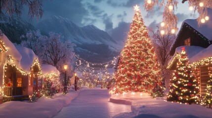 Merry Christmas and Happy new year 2023 background. Winter holiday celebration mockup