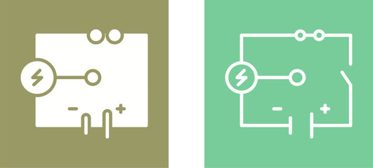 Wall Mural - Electrical Circuit Vector Icon