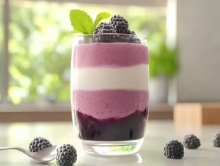 Poster - raspberry and smoothie