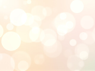 Wall Mural - bright, soft bokeh background with varying light circles, perfect for design and creative projects i