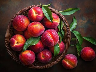 Sticker - apples in a basket