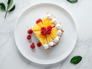 Poster - cake with fruits