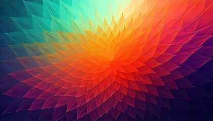 Wall Mural - abstract fractal burst colorful gradient background