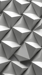 Wall Mural - seamless pattern with triangles isolated with white highlights, png