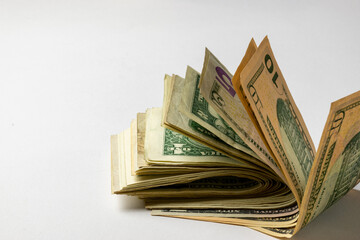 Wall Mural - stack of dollars