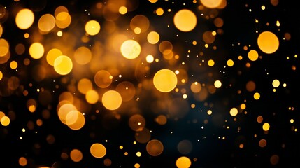 Wall Mural - gold bobokeh background. defocused bokeh background