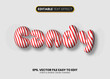 © Global Studio - Candy text style, 3D inflated editable text effect