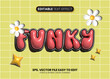 © Global Studio - Funky, 3D inflated editable text effect