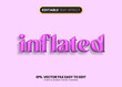 © Global Studio - inflated text style, 3D inflated editable text effect