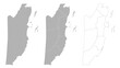 © Model it - Set of BELIZE Maps with Main Map and Regional maps