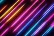 © Lux Images - Vibrant Neon Diagonal Light Streaks in Pink, Blue, and Yellow