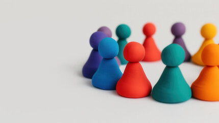 Wall Mural - vibrant 3d clay-style networking icon, a colorful and eye-catching marketing element, designed for d