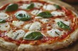 © Vii - A close-up shot of a delicious-looking pizza with melted cheese and fresh basil leaves