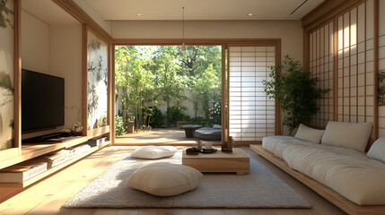 Zen Den: Embracing Minimalist Harmony from East and West