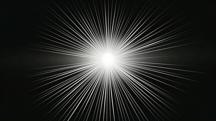 Illuminating Focus: Rays of Light Radiating from a Central Origin