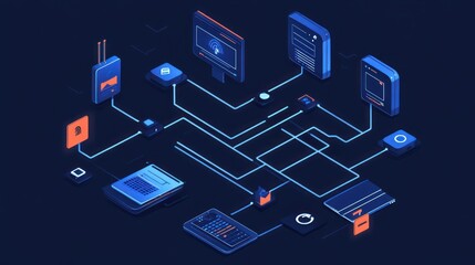 Interconnected Devices: A Modern Technology Network
