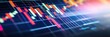 © Iswanto - Closeup of a stock market chart with a blurred background.